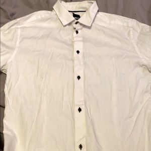 H&M white button down shirt